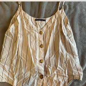 Abercrombie woman’s tank top with buttons